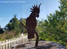 Load image into Gallery viewer, Cockatoo Garden Art Stake