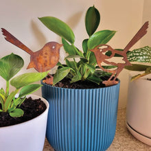 Load image into Gallery viewer, Fairy Wren Pair Garden Stake Ornaments