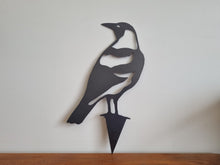 Load image into Gallery viewer, Magpie Garden Art Stake
