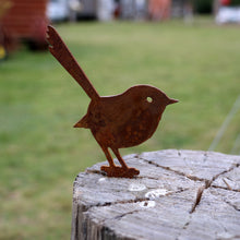 Load image into Gallery viewer, Female Fairy Wren Garden Art
