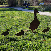 Load image into Gallery viewer, Family of Ducks Garden Art
